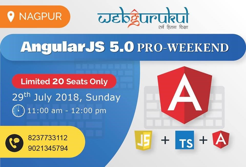 Angular 5.0 Training Pro-Weekend Demo Class in Nagpur